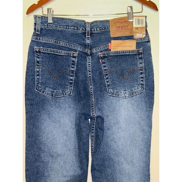 NWT Vintage 2001 Levi’s 512 Stretch Slim Fit Tapered Leg Jeans Size 10 - Picture 6 of 12